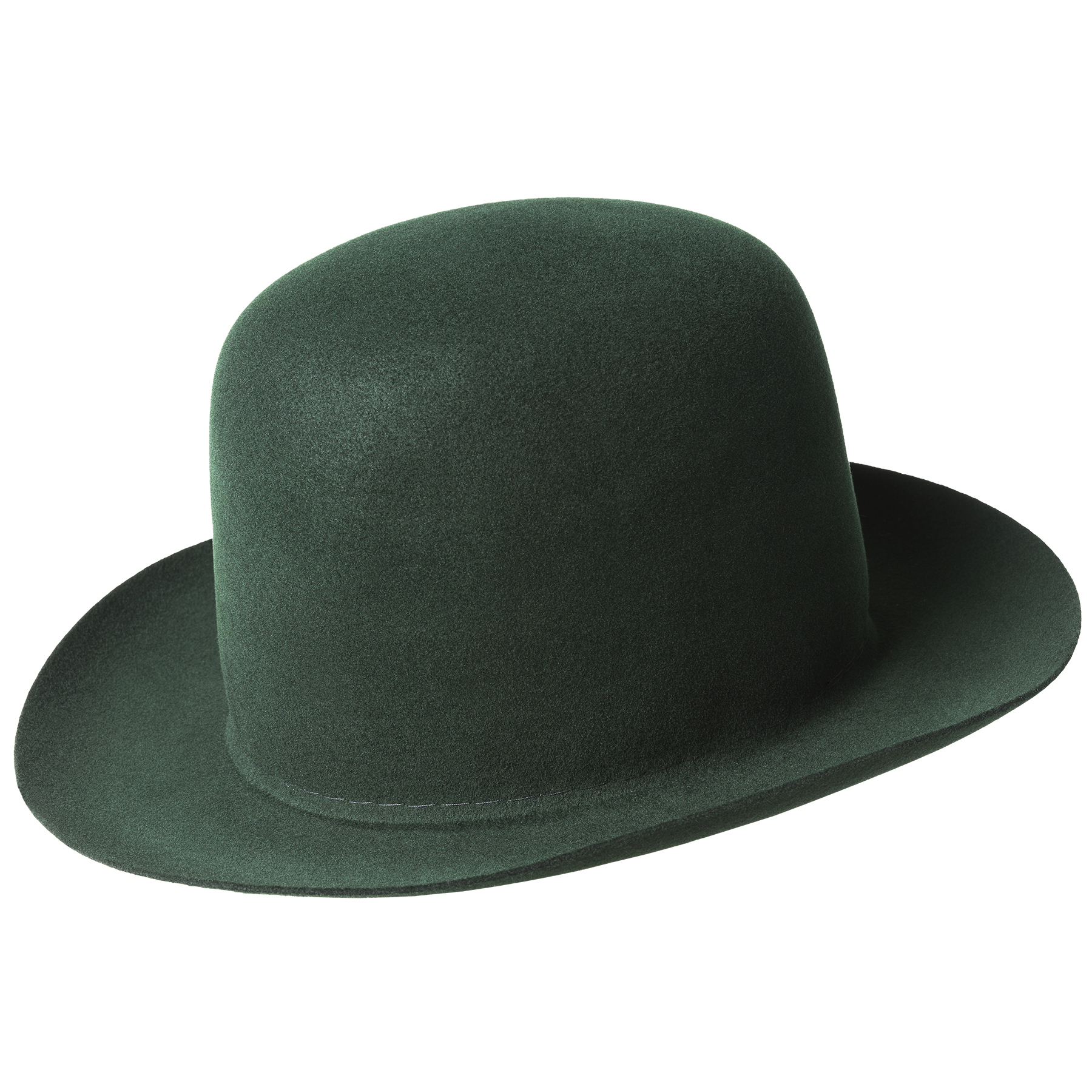 open crown fedora hat