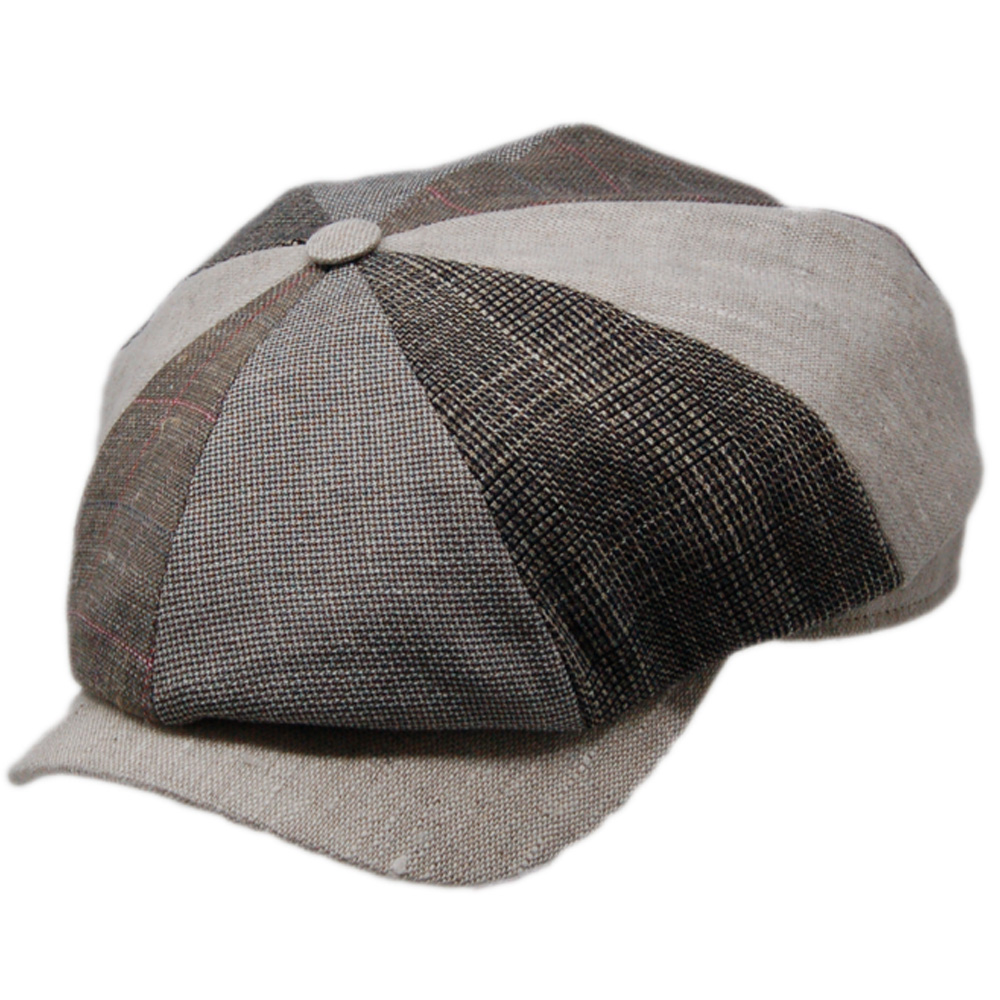 Wigens Stellan Linen Newsboy Classic Cap