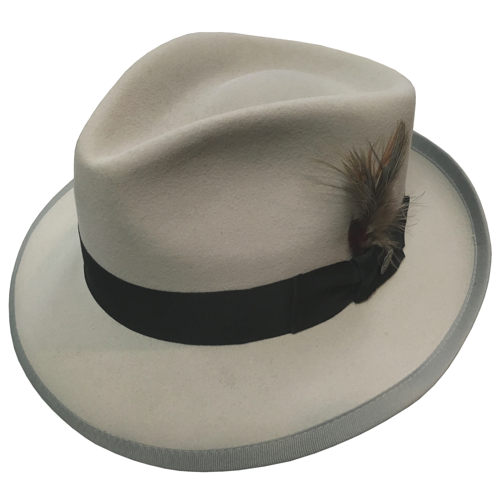 Stetson Whippet Fur Felt Fedora Hat