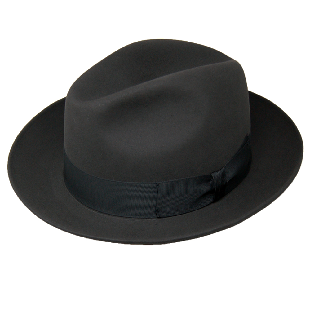 medium brim fedora