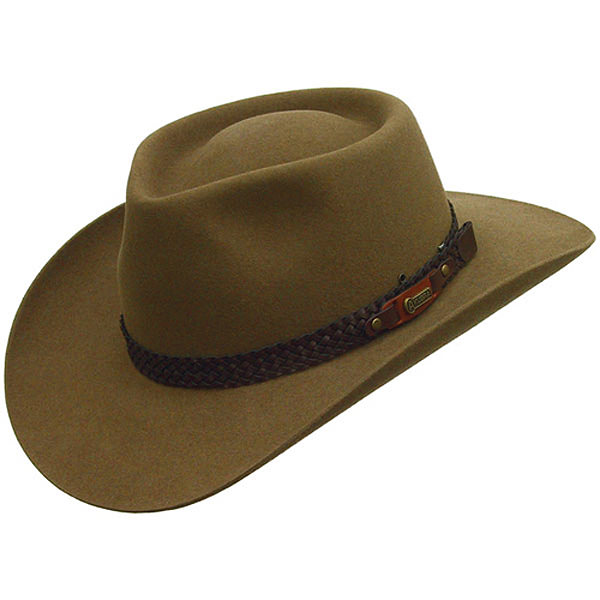 Akubra Snowy River Australian Hat, Size: 59, Brown