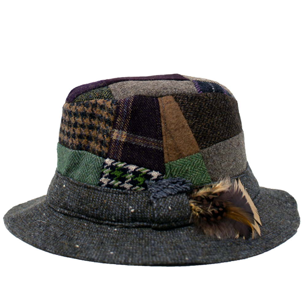 Walking Hat Patchwork Tweed – Funky Skunk